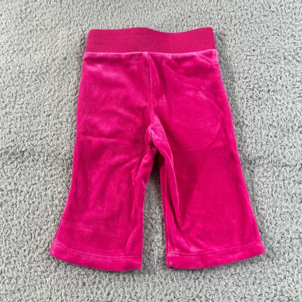 Ralph Lauren Tracksuit Girls 9M Pink Velour Zip Hoodie and Pants Set Vintage NWT